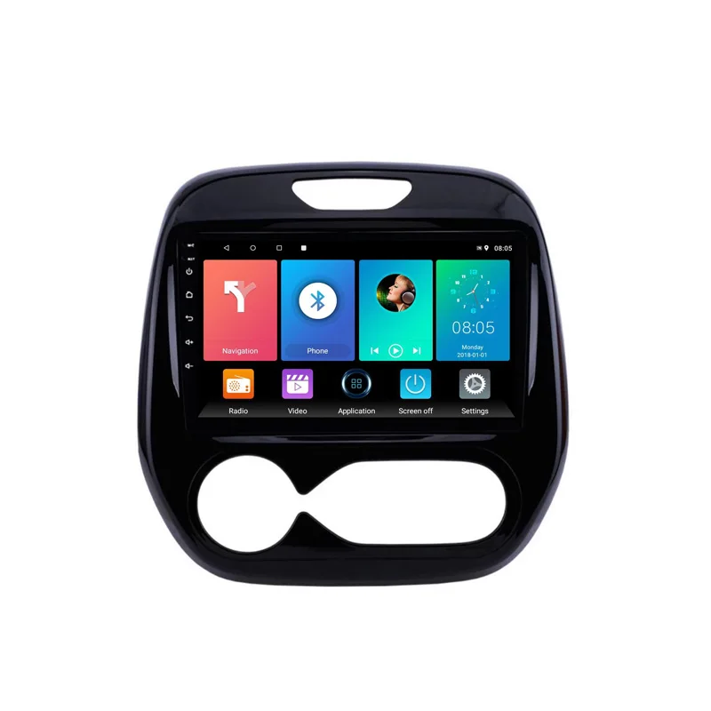 Автомобильный мультимедийный плеер Easteregs двойной din Android GPS навигатор для Renault Captur