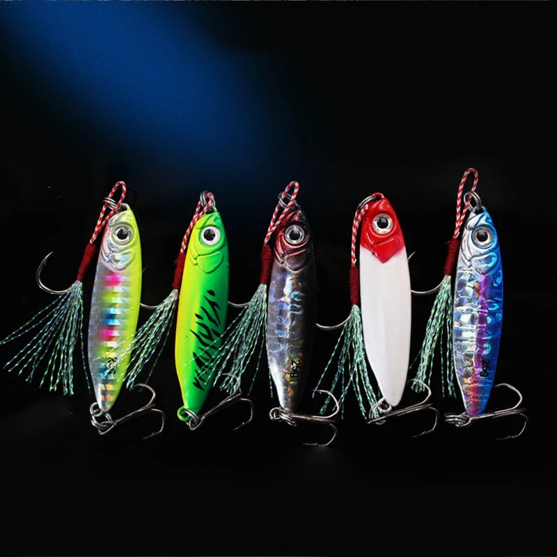 5 Color DRAGER Metal Cast Jig Spoon 7/10/15/18/25g Shore Casting Jigging Fish Sea Bass Fishing Lure Artificial Bait Tackle images - 6