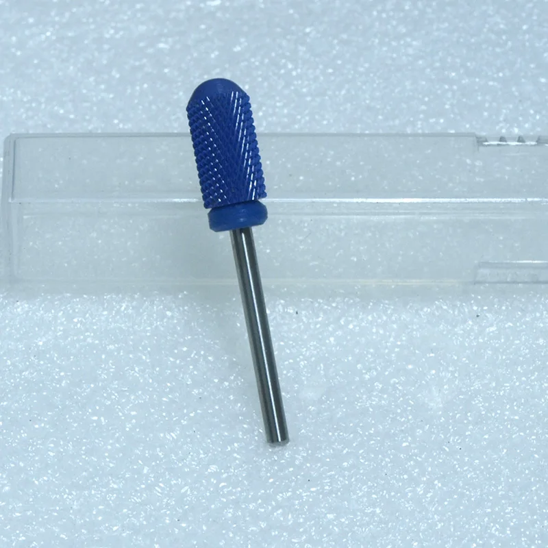 Круглый M маникюрный салон синий керамический сверло для ногтей фрезы пилка