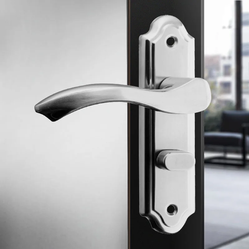 

High quality stainless steel bathroom washroom lock no key 125 mm