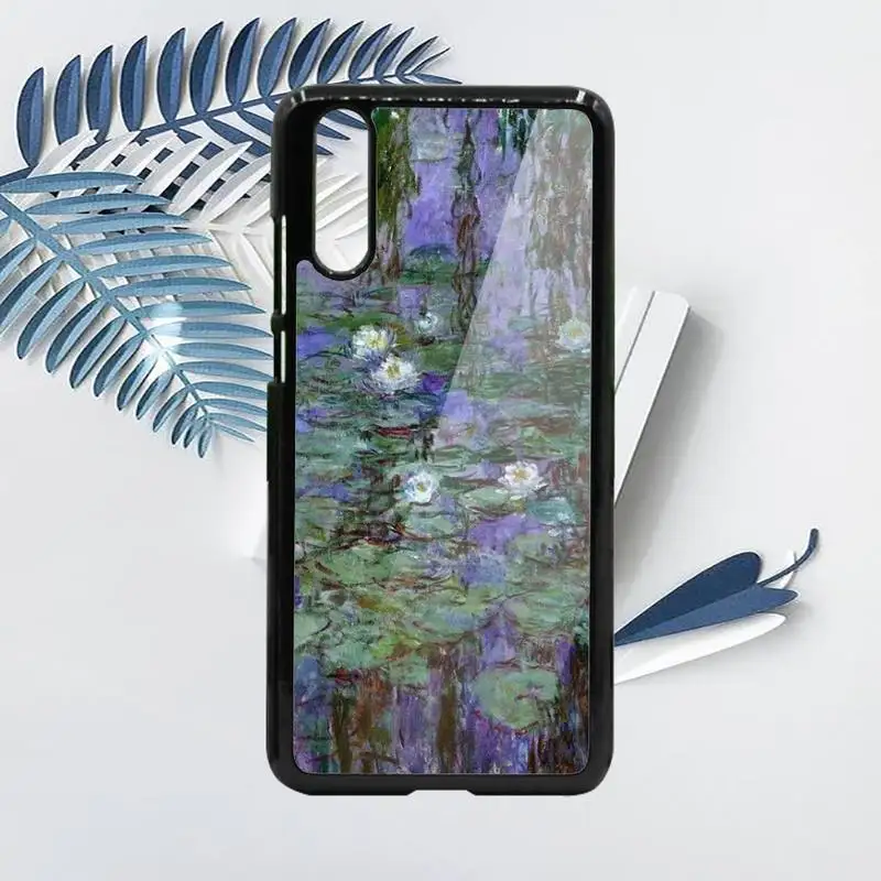 

Claude Monet retro painting Phone Case PC For Samsung galaxy S note 8 9 20 10 e lite2019 plus pro ultra