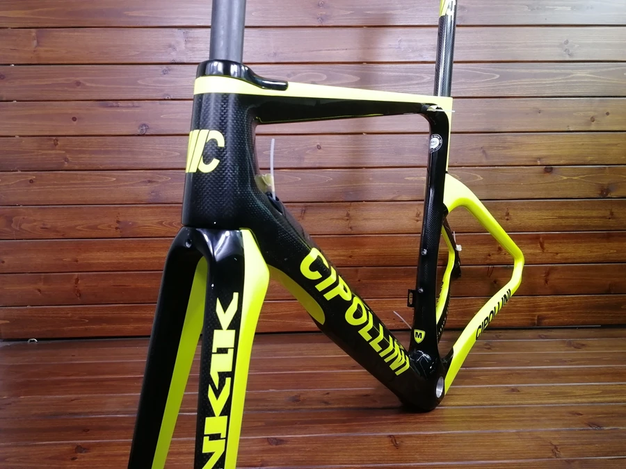 Топ Cipollini NK1K T1100 3K тканевая карбоновая велосипедная Рама гоночная карбоновая рама для дорожного велосипеда V обод тормоза или дисковый тормоз велосипеда