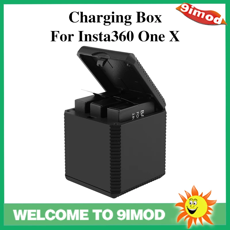 

QC Fast Charge One for Three Chargers Type Charging Box for Insta360 Battery Sports Camera