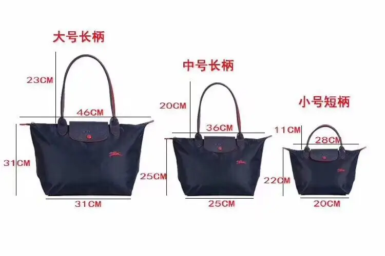 

Embroidered Horse Portable One-Shoulder Dumpling Bag Oxford Cloth with Cowhide Dumpling Bag Waterproof Tote Commuter Women's Bag