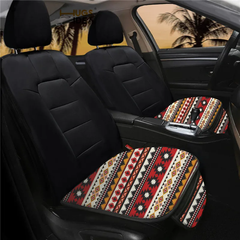 Offerte 2 Pezzi Set Seggiolino Auto Protector Mat Indiani Navrilo Azteco Tribale Stampa Nativa Americana Cuscino Coprisedile Per Auto SUV Sedile Anteriore