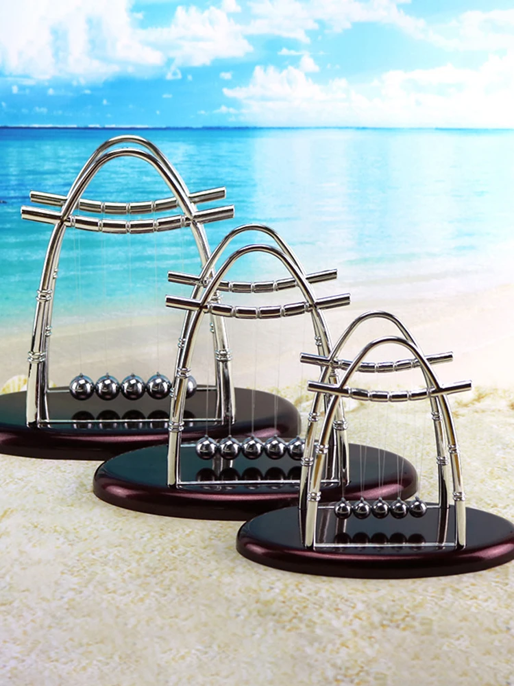 

Newton Cradle Balance Steel Balls Toys for Kids School Teaching Supplies Physics Science Pendulum Desk Toy Gifts Home Decoration