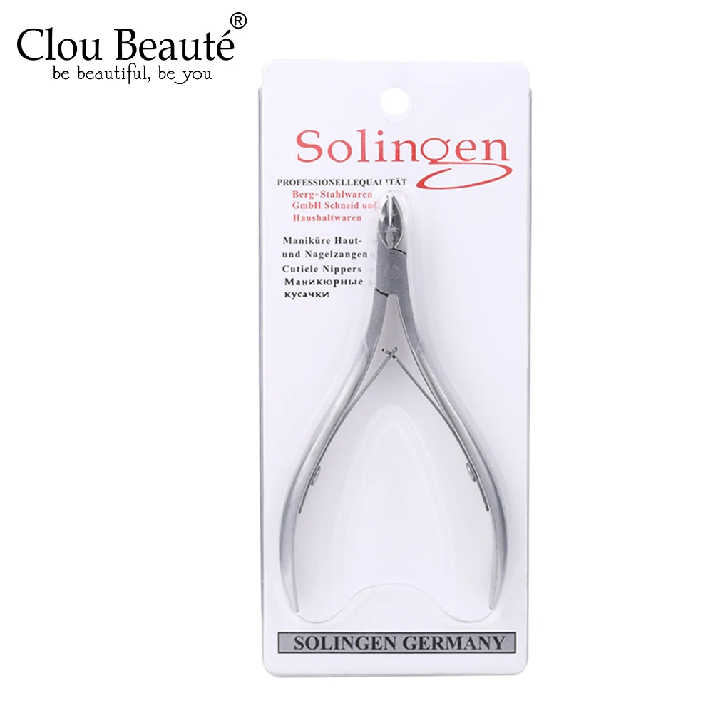 Профессиональные кусачки для кутикулы ногтей Clou Beaute, кусачки для ногтей, ножницы для кожи, маникюрные ножницы из нержавеющей стали для маникюра
