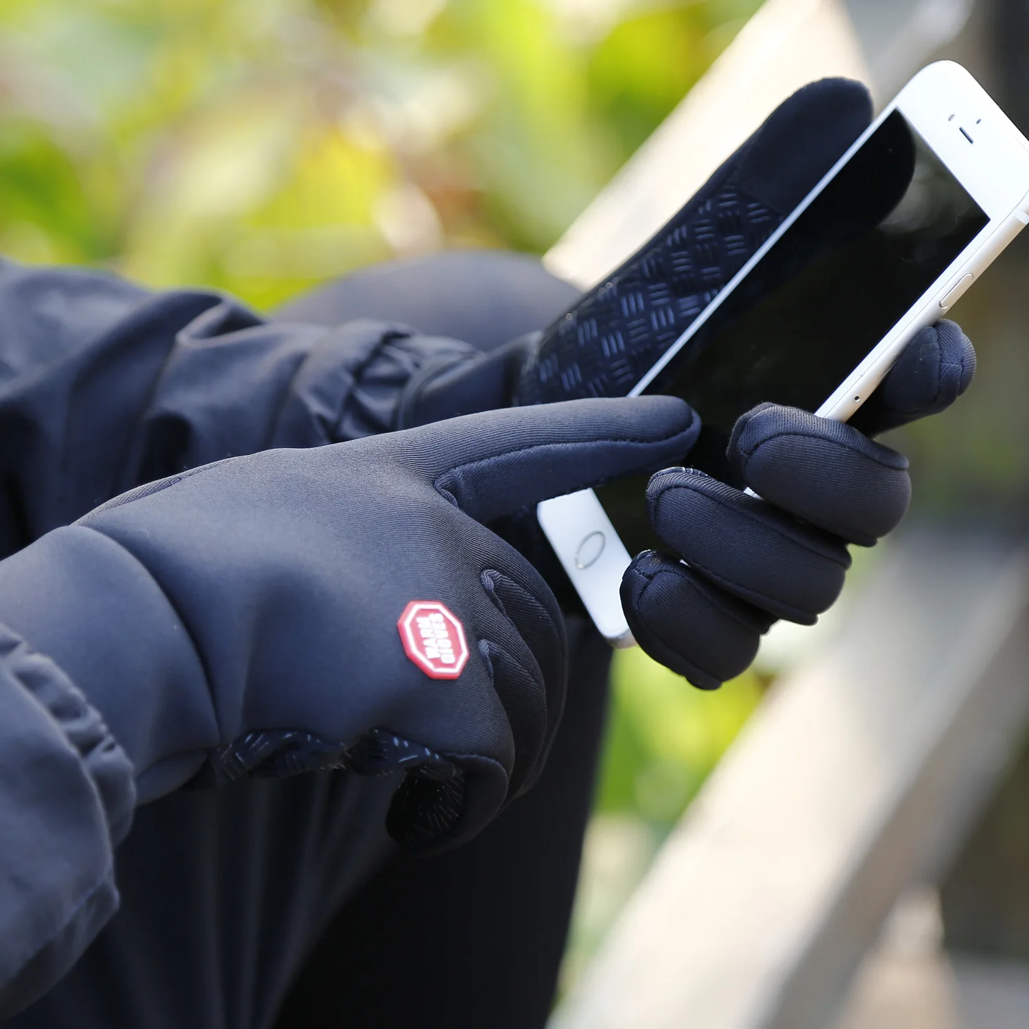 Зимние уличные спортивные перчатки для бега теплые сенсорных экранов спортзала