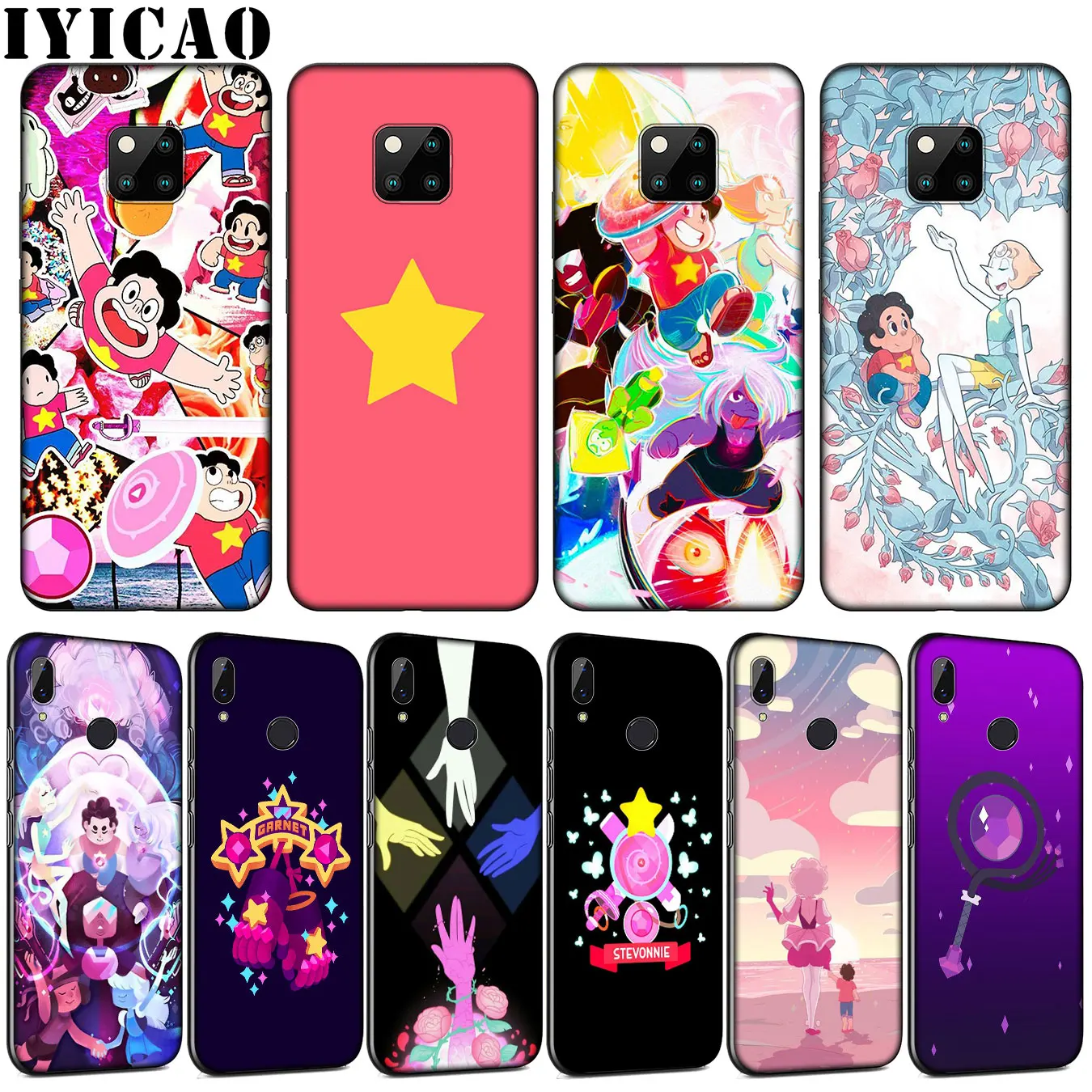 Мягкий силиконовый чехол для телефона IYICAO Steven Universe с мультяшным рисунком Huawei Mate 30