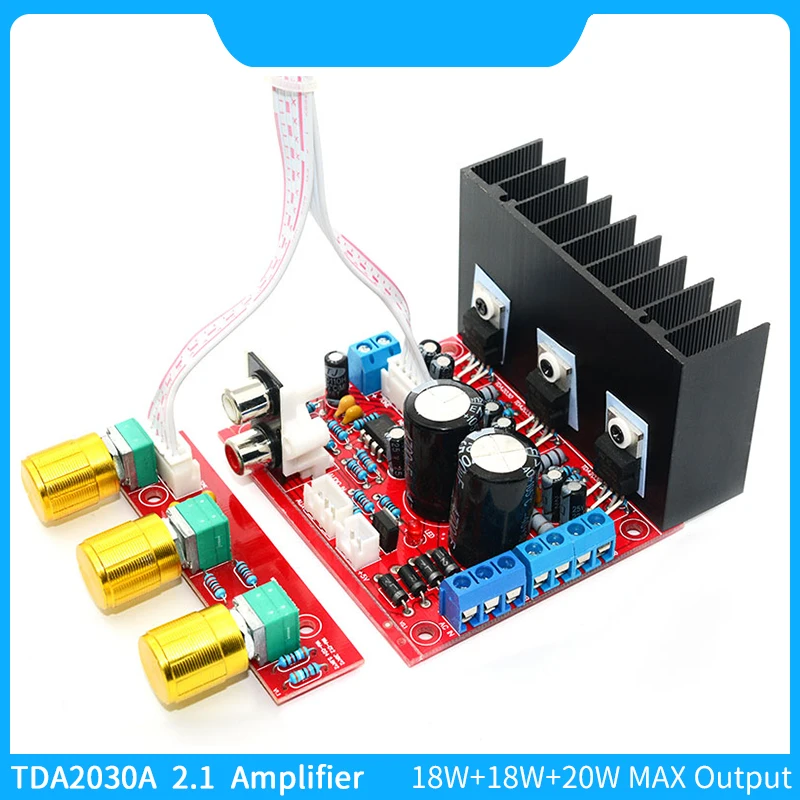 Плата усилителя мощности звука TDA2030A 2.1 канала усилитель сабвуфера 3 сделай сам
