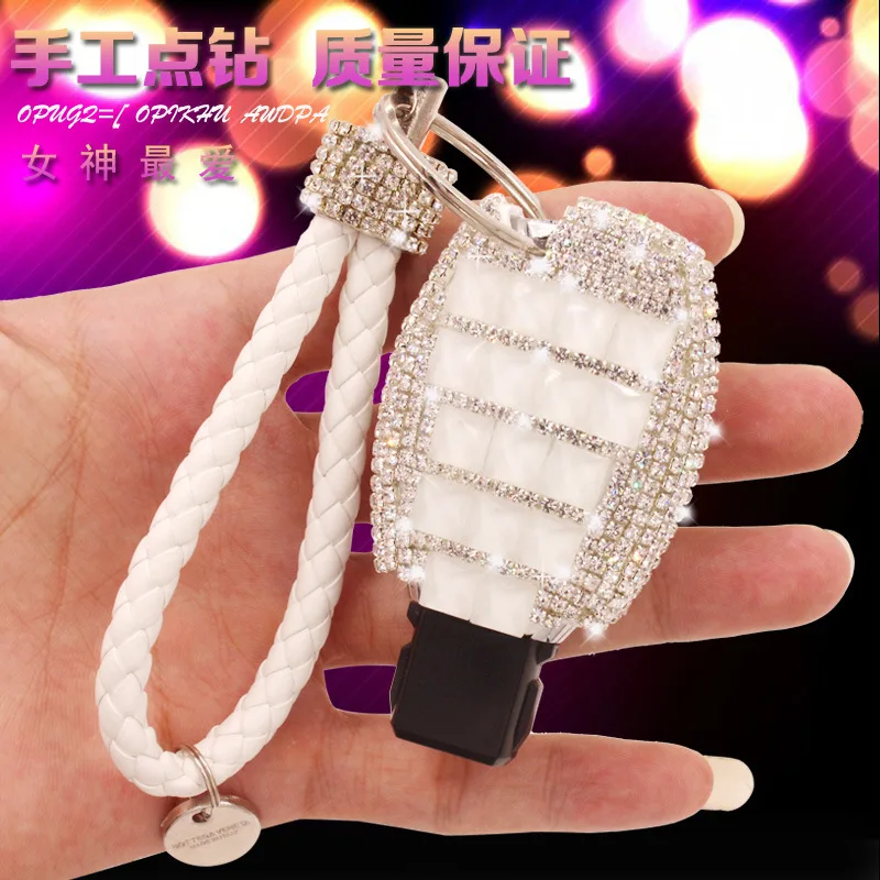 

Luxury Diamond 2 or 3 Buttons Car Key Case Cover For Mercedes Benz W214 W211 W203 W210 W124 A180 A200 A260 A AMG Class