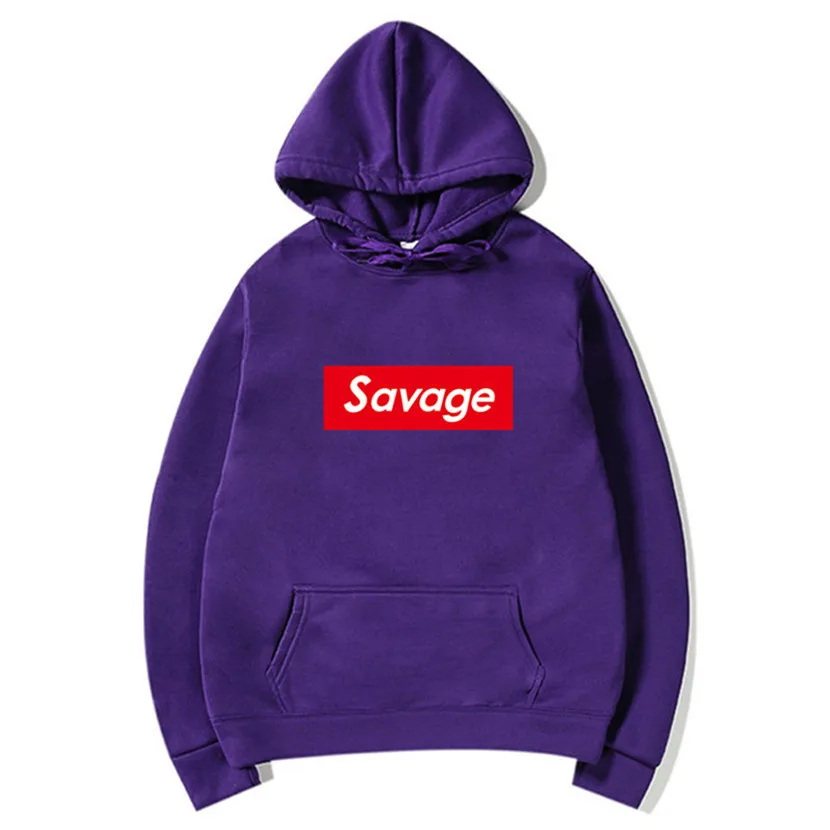 2019 новые мужские толстовки с капюшоном Savage Parody No Heart X Mode убойная банда ATL