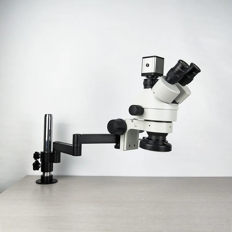 Универсальный тринокулярный микроскоп efix поворотный кронштейн 38 МП HDMI USB