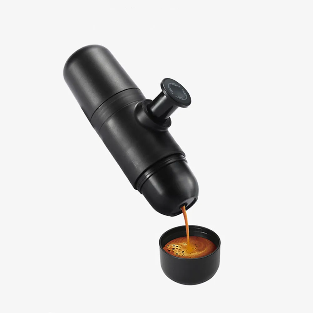 Portable Espresso Machine Compatible Ground Coffee Hand Maker Travel Gadgets Manually Operated Perfect for Camping Hiking | Дом и сад