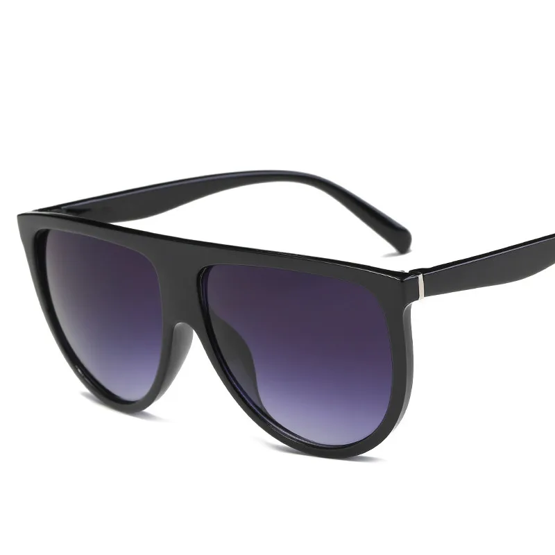 

Fashion big frame sunglasses for men and women with gradient color lenses new one-piece all-match all-match retro sunglasses