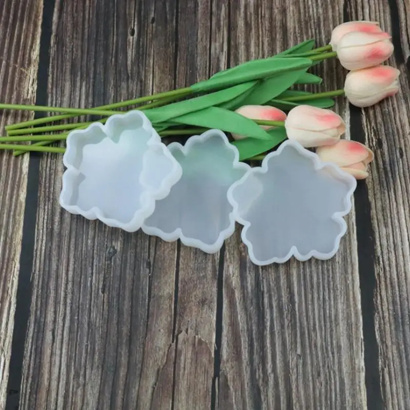 

Silicone Agate Coaster Pad Casting Mold Resin Making Mould Tool DIY Craft Epoxy Z8J7