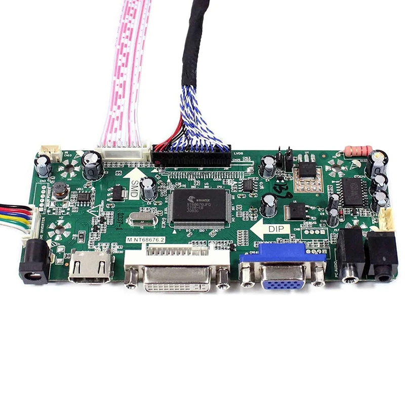 Hdmi Vga Dvi Аудио ЖК драйвер платы для 17 дюймов M170Etn01.1 1280X1024 6Pin Led Подсветка 30Pin Экран |