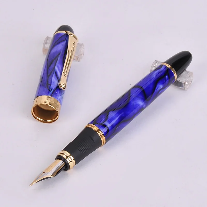 

2020 New Arrivel Jinhao X450 Luxury Dazzle Blue Fountain Pen High Quality Metal Inking Pens for Office Supplies School Supplies