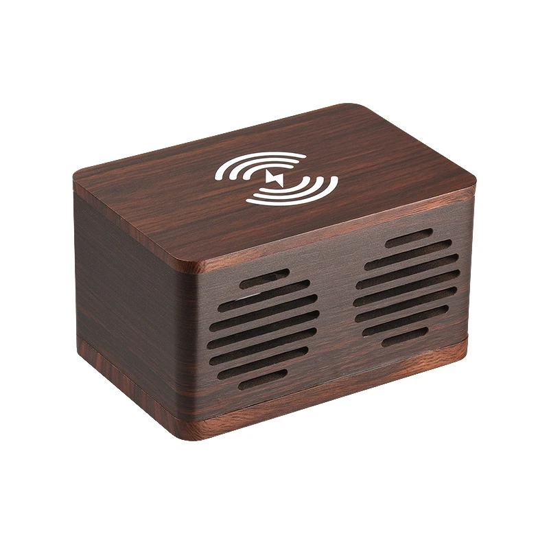 Цифровой светодиодный Будильник D70 с беспроводной зарядкой звуковое