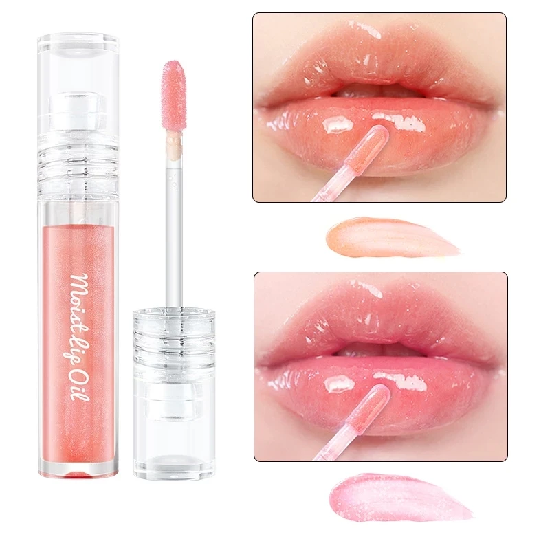 

Mirror Water Gloss Lip Glaze Glass Transparent Fruity Soft Girly Lip Gloss Moisturizing Long Lasting Lipstick Lips Care TSLM1