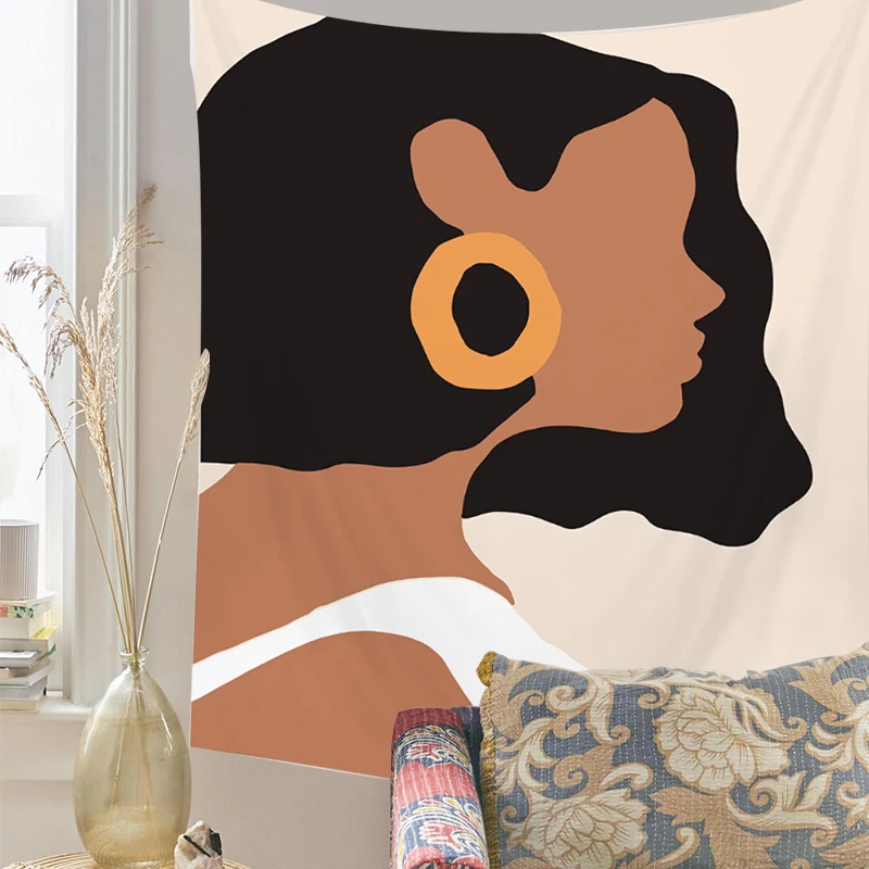 

Abstract Art Wall Tapestry Hanging Deometric Color Contrast Art Printed Tapestry Wall Decor Wall Tapestry 3D Printed For Home