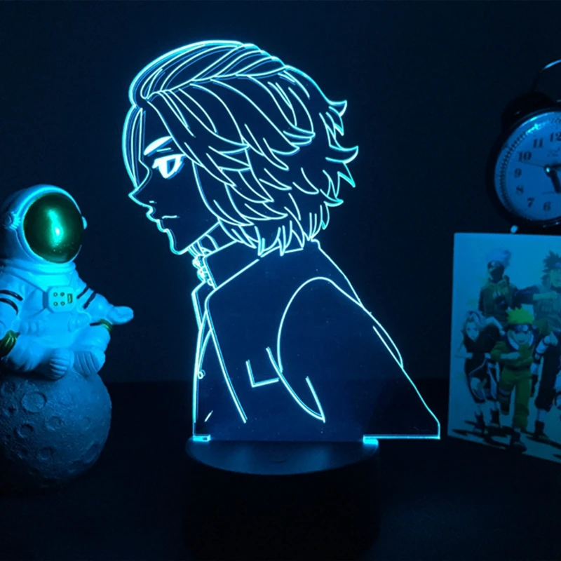 

Tokyo Avengers LED Night Light Only Sells Acrylic Board Animation Character Sunset Light Banana Fish Room Party Decoration