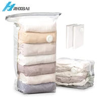 no pump needed vacuum storage bags travel space saver compression sealerbags home organizer package for clothes quilts pillow