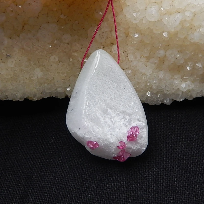 Ювелирные изделия из натурального камня Драгоценный Рубин ожерелье с подвеской