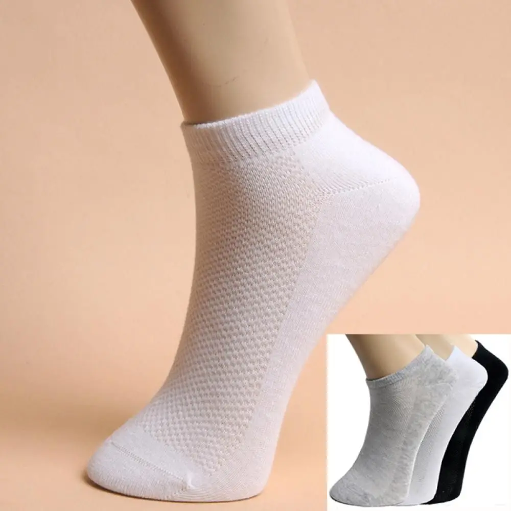 

Mens Womens Fashion Breathable Mesh Sports Ankle Cut Crew Socks