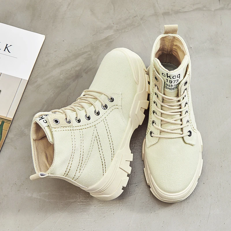 Женские ботинки повседневные ботильоны на низком каблуке дышащая легкая зимняя