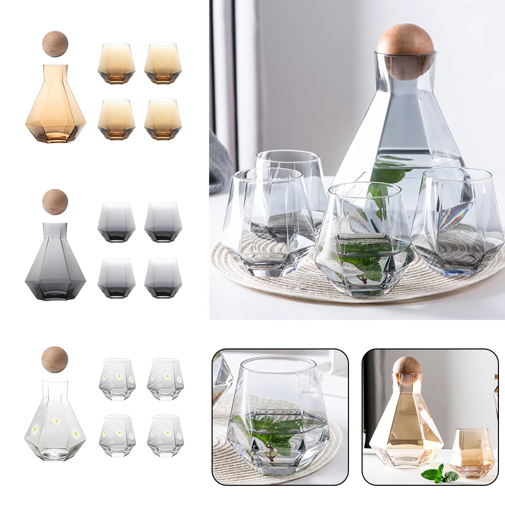 Кувшин для чая сока графин большой емкости наборы бутылок стеклянный кувшин