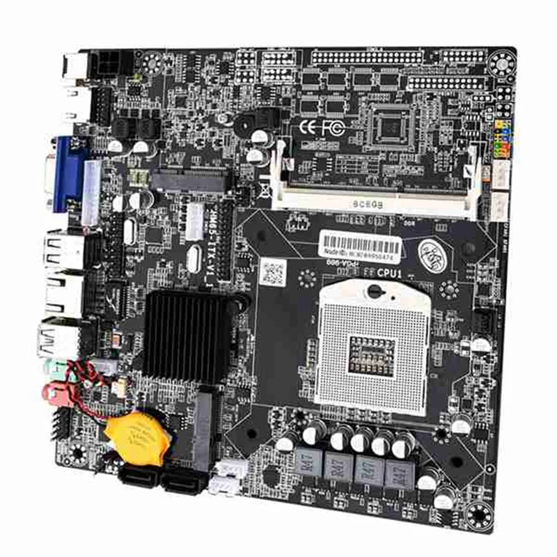 Материнская плата HM65 PGA988 для настольного ПК материнская SATA II DDR3 Mini ITX