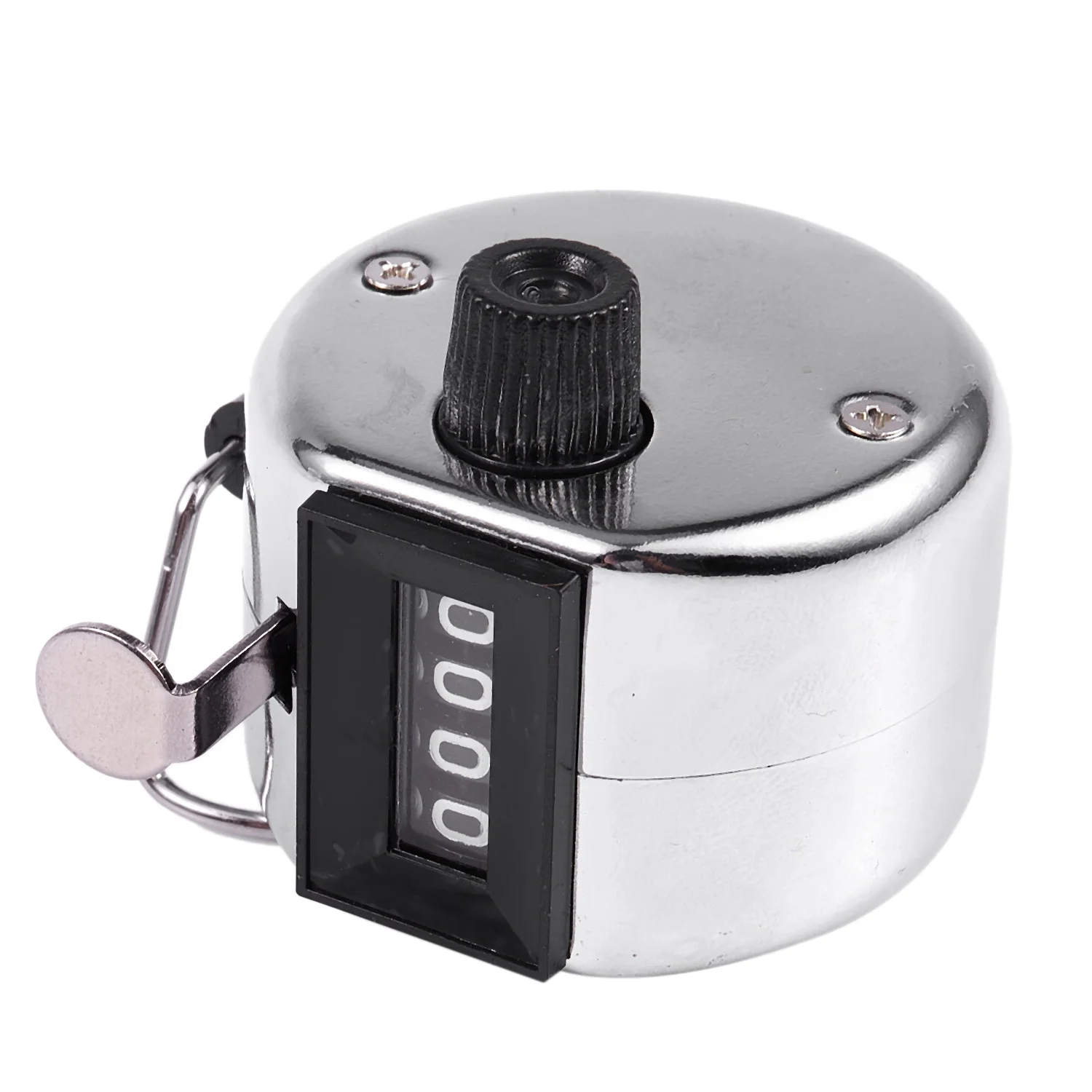 

4 Digit Number Clicker Golf Hand Tally Click Counter Silver