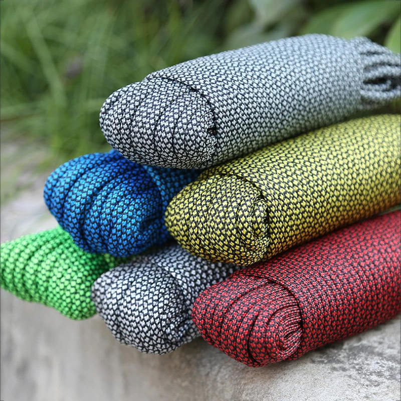 

20m 9-Core 180G Paracord Parachute Cord Lanyard Tent Rope Safety Guyline For Hiking Camping Climbing Mountaintraining