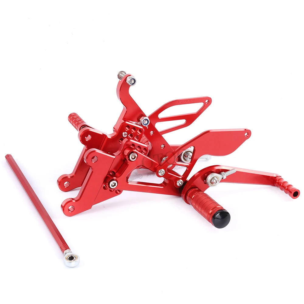 Полностью CNC алюминиевая подставка для ног мотоцикла peg педаль Rearset задний Набор