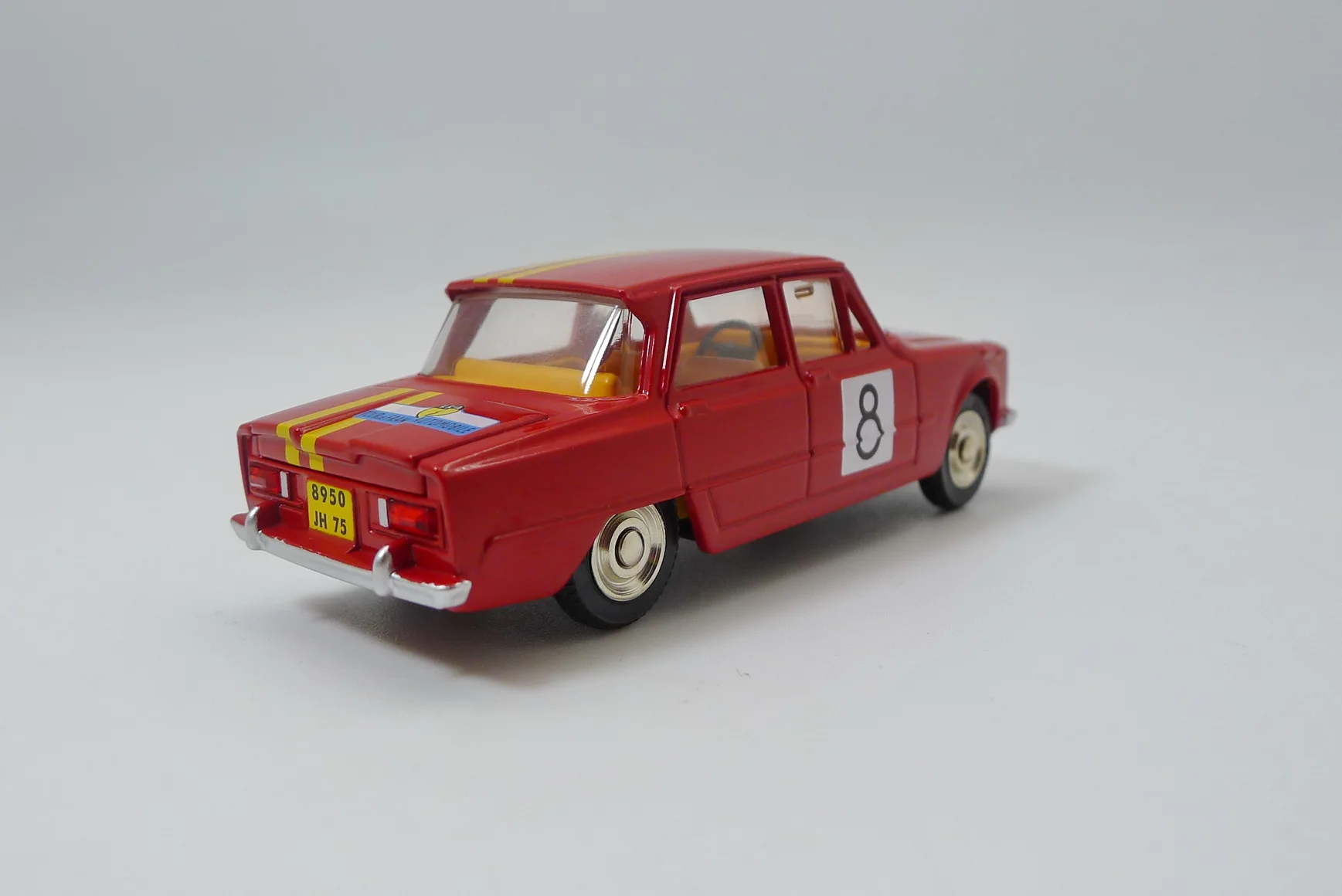 Atlas Dinky Toys 1401 ALFA ROMEO 1600 Rallye 1:43 литье под давлением модель фургон