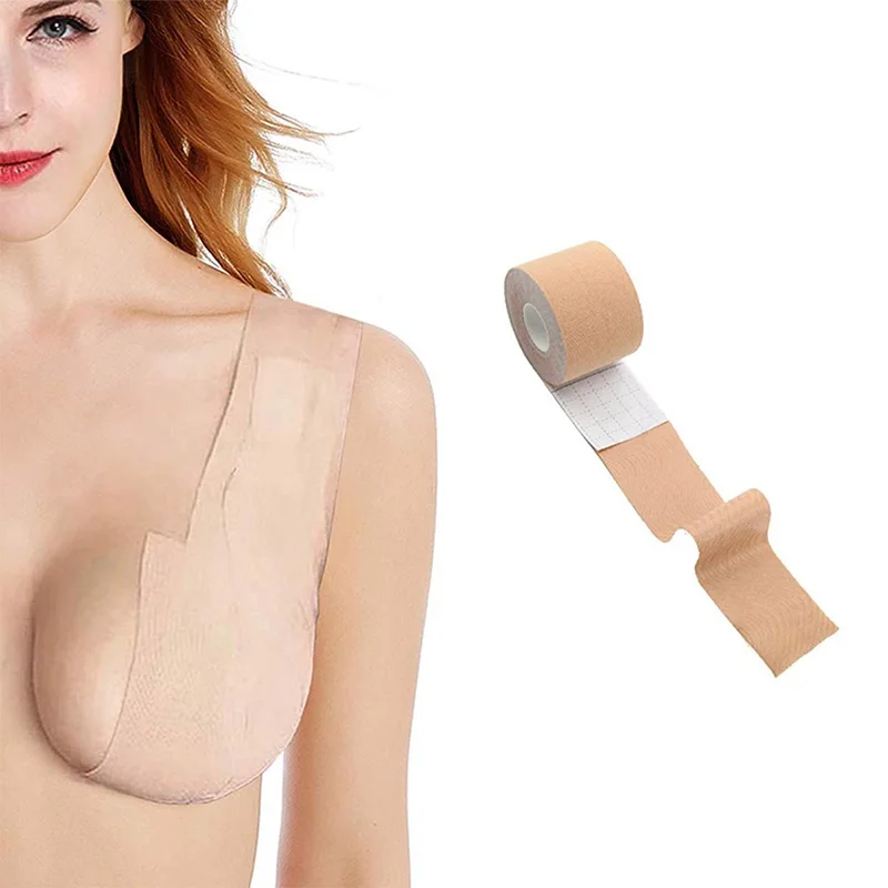 1 Roll 5M Women Breast Nipple Covers Push Up Bra Body Invisible Breast Lift Tape Adhesive Bras Intimates Sexy Bralette Pasties