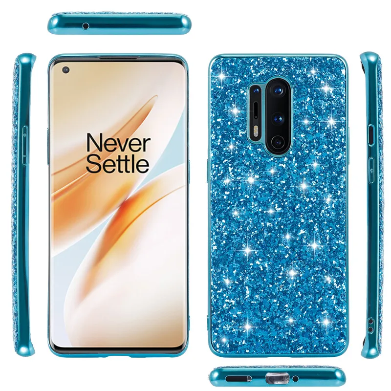 Блестящий силиконовый чехол с блестками для Oneplus 6 6T 7 7T 8 Pro 8T мягкий из ТПУ One plus Nord