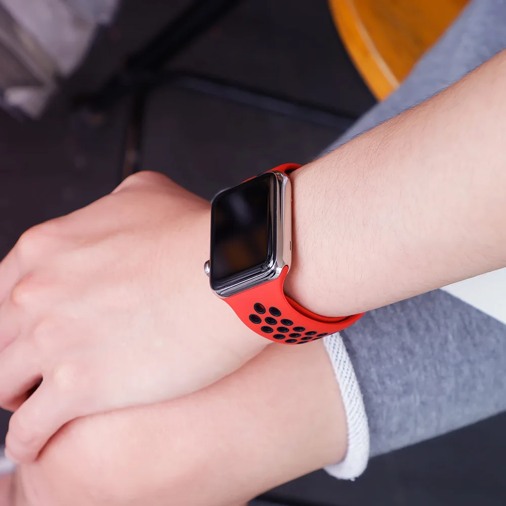 Ремешок для apple watch 5 4 band correa apple watch 42 мм 38 мм 44 мм 40 мм iwatch series 4 3 2 Силиконовый браслет pulseira