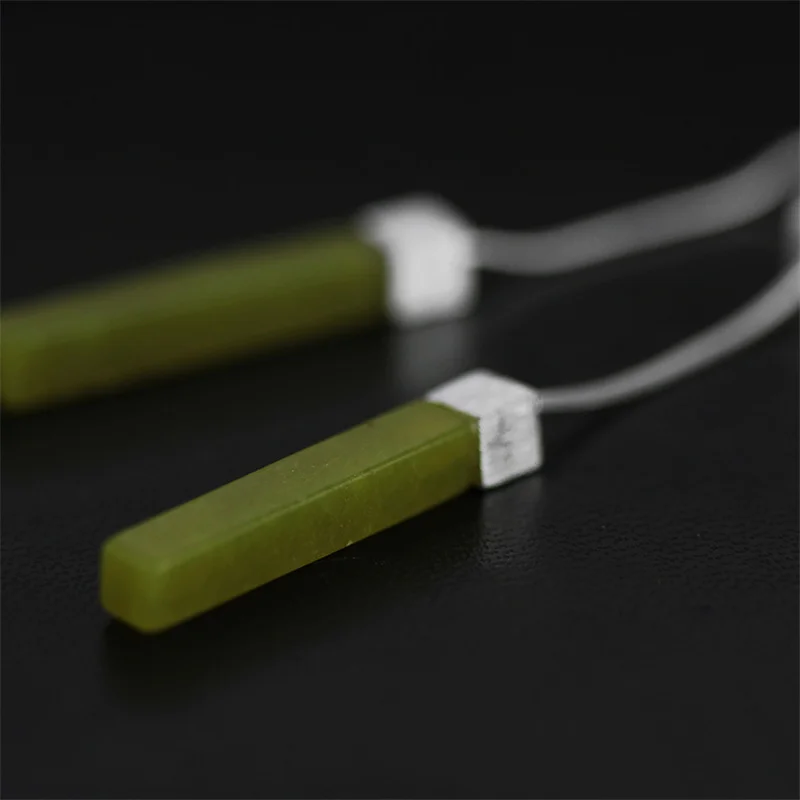 Женские серьги подвески INATURE простые геометрические прямоугольные из