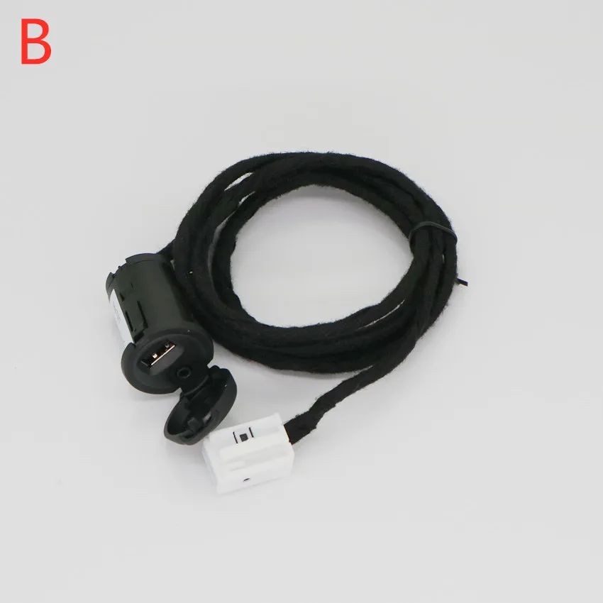 Стерео USB кабель для peugeot 206 207 307 308 407 408 508 607 Citroen C2 C3 C4 C5 C6 RD9 RD43 RD45 мрн DS DS3 DS4 DS5 - Название цвета: B