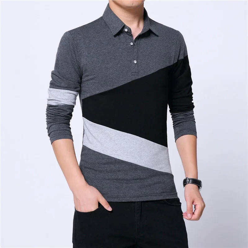 11 Модная мужская футболка Slim Fit Custom t Crease дизайн длинная стильная Роскошная футболка с v-образным вырезом для фитнеса футболка Homme - Цвет: 11
