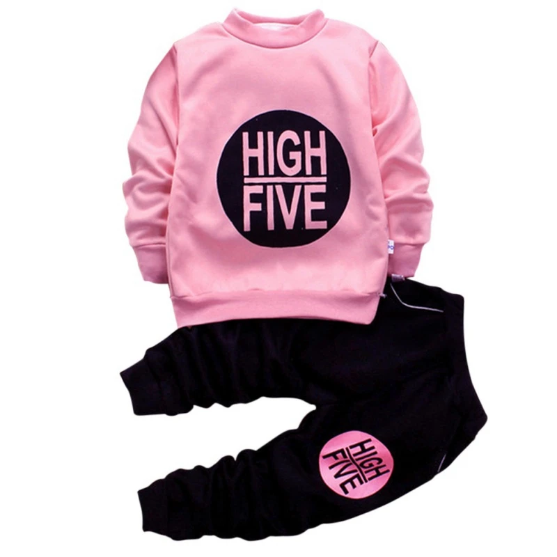 Осенняя одежда для малышей утепленная толстовка с длинными рукавами и буквенным