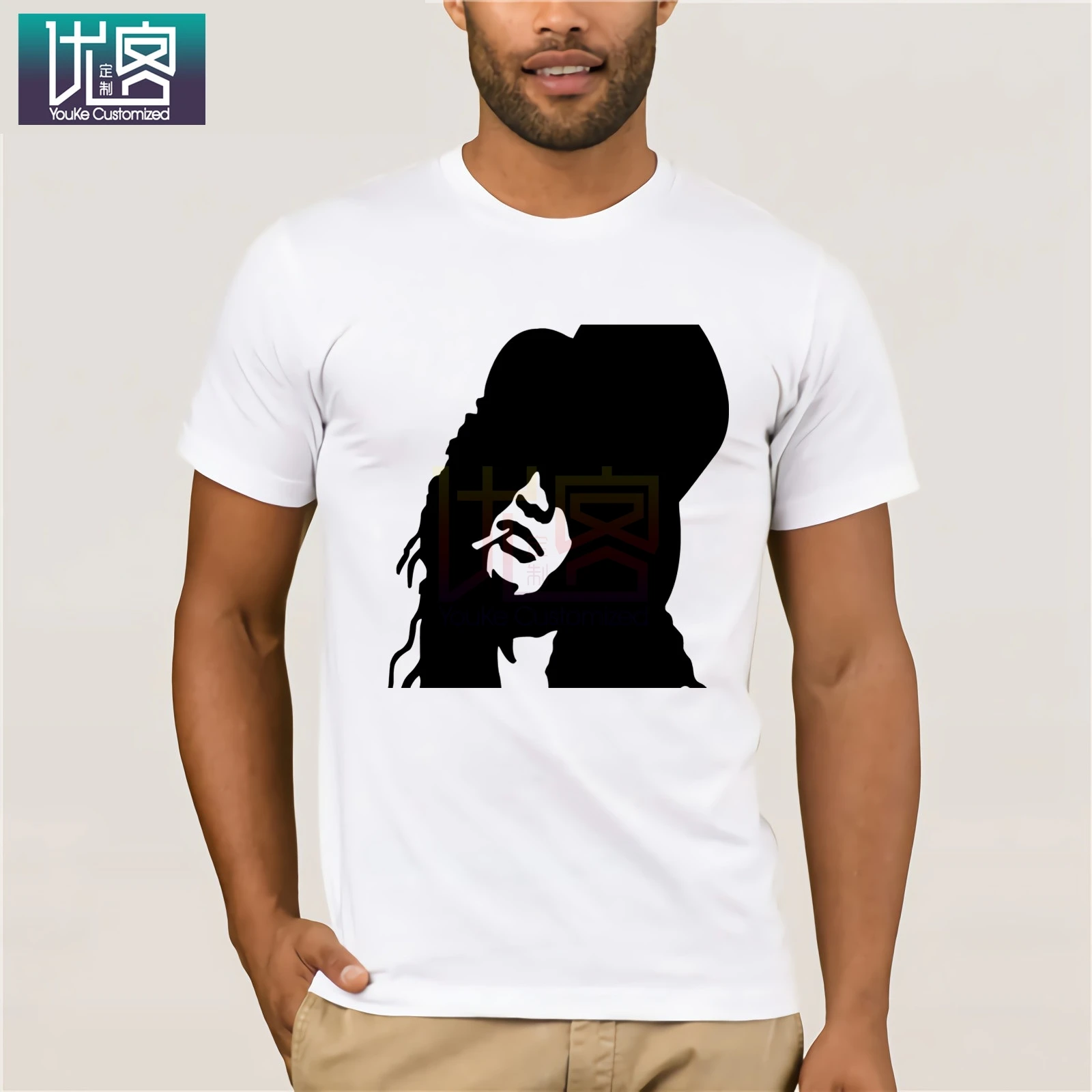 Слэш Guns N Roses 2 диапазона футболка Летняя мужская с коротким рукавом Мужская