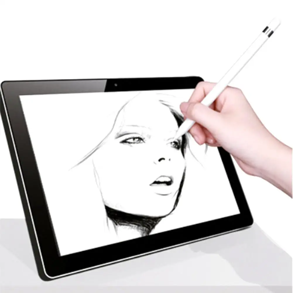 Портативная сенсорная ручка карандаш для письма и рисования устройства Apple