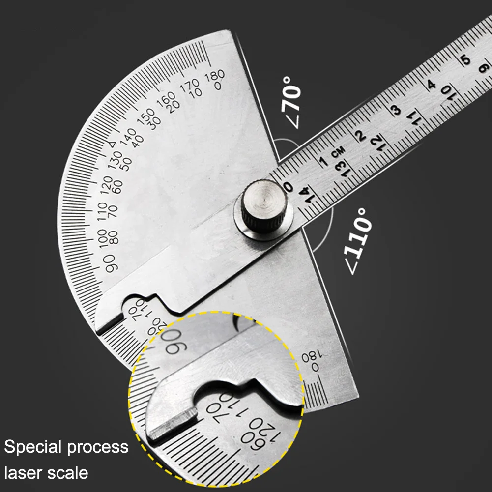 Многофункциональная линейка из нержавеющей стали регулируемая скользящая