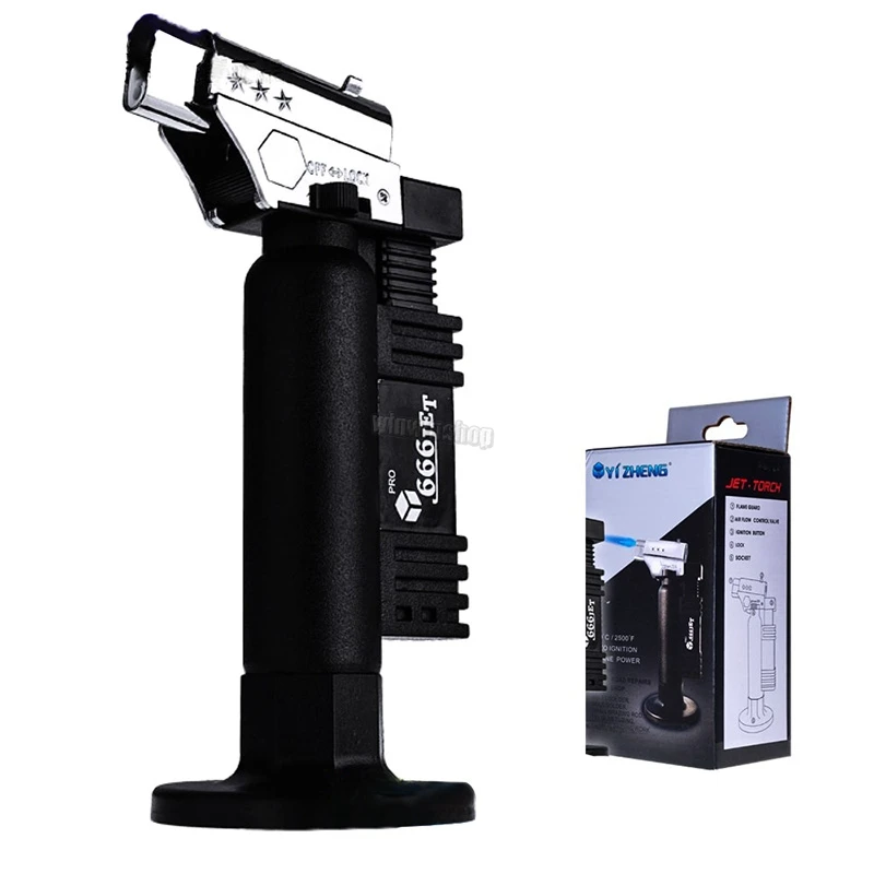 Черный стоматологический инструмент бутан факел зажигалки Микро Фонарь горелка