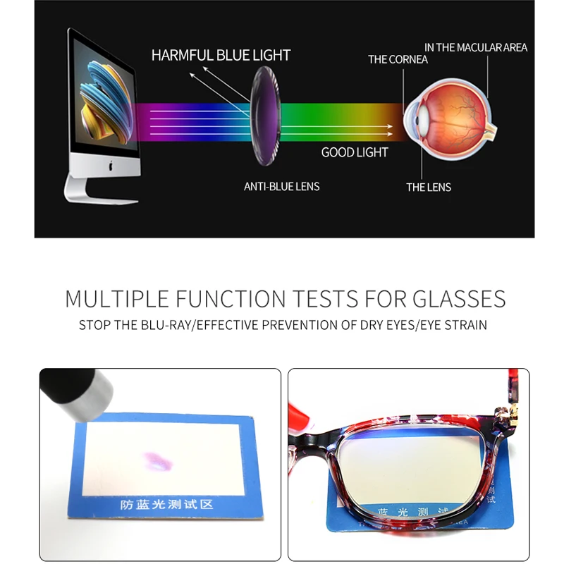 

VCKA TR90 Anti Blue Light Reading Glasses Women Cat Eye Eyeglasses for Reader Anti-fatigue Presbyopia Eyewear +1.0 2.0 3.0 4.0