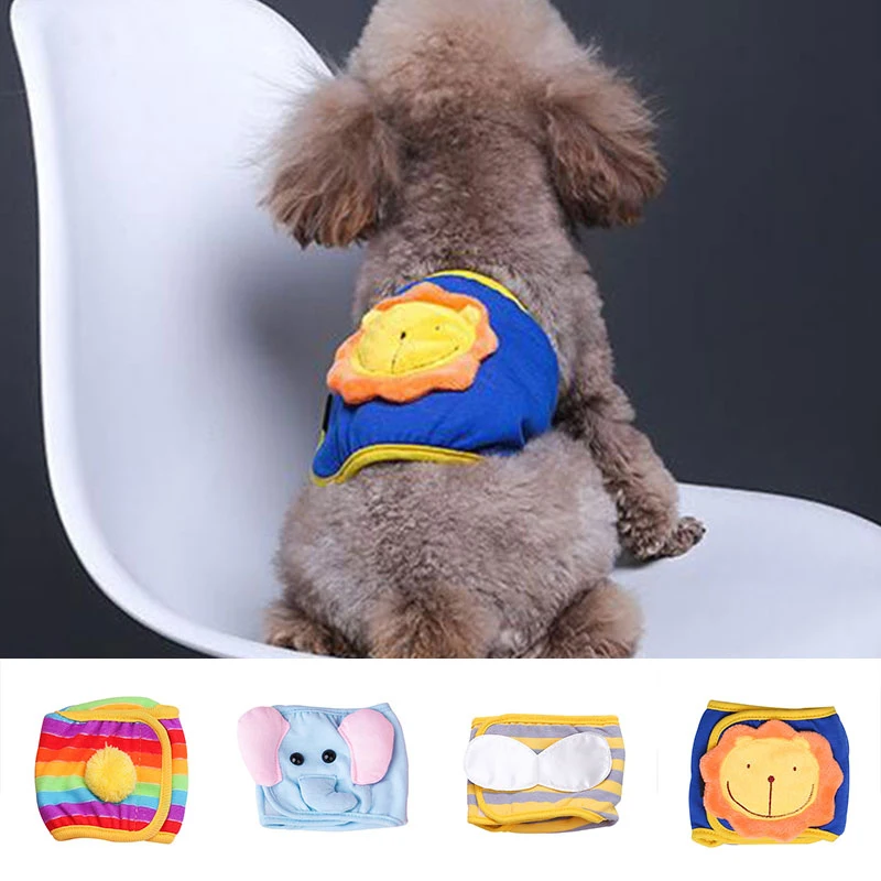 

Washable Male Dog Shorts Reusable Sanitary Pet Diapers Casual Hygienic Underwear Physiological Pant for Pet Dogs with Liners