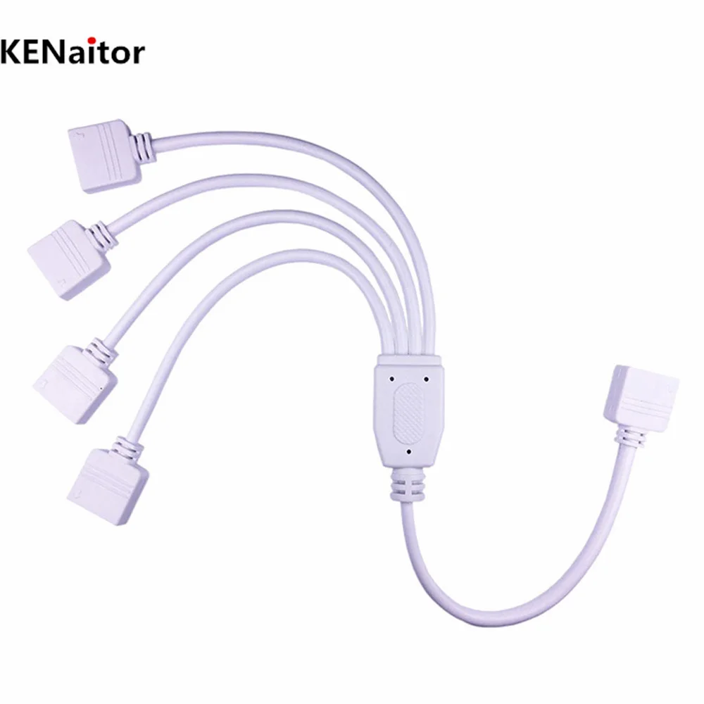 4Pin 5Pin RGB разделитель RGBW разъем отклонения в размерах на 1 2 3 4 женскому удлинитель